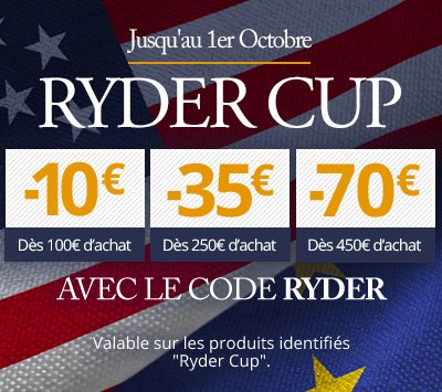 offre ryder cup jusqu'à -70€
