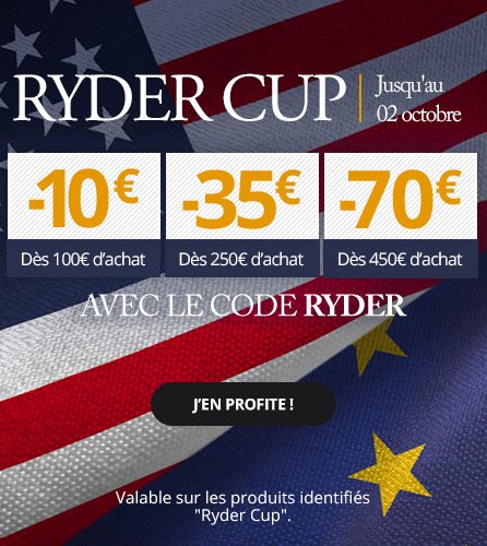 offre ryder cup jusqu'à -70€