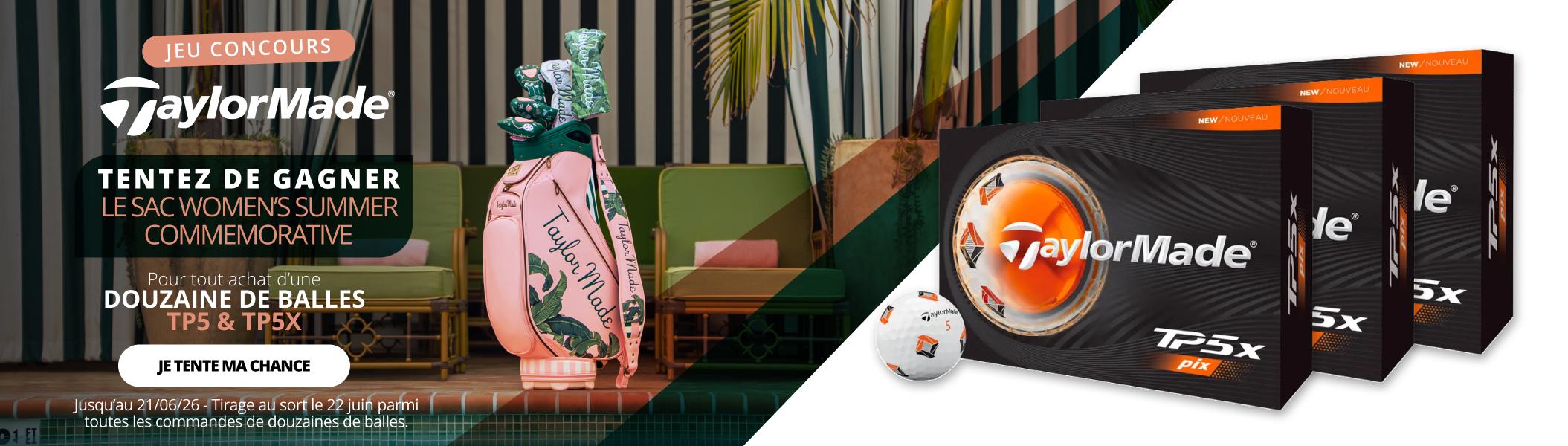 Jeu concours TAYLORMADE - Balles TP5 & TP5X - Sac Women Summer