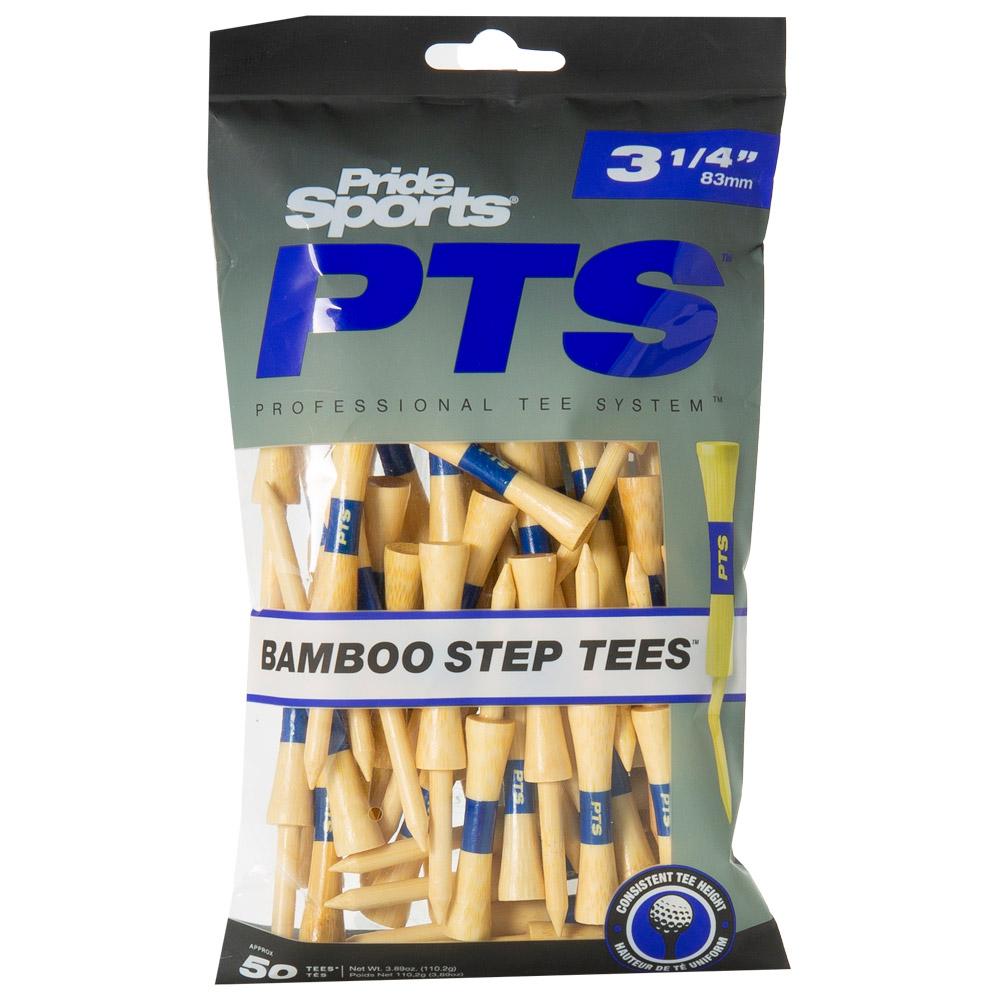 Bamboo Step Tees 3 1/4In Blue Pack 50