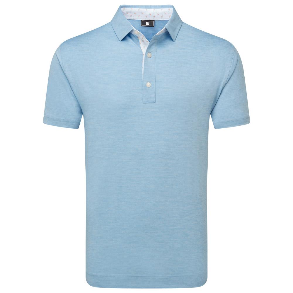 Footjoy Herren Polohemd Blau L - Monsieurgolf.de