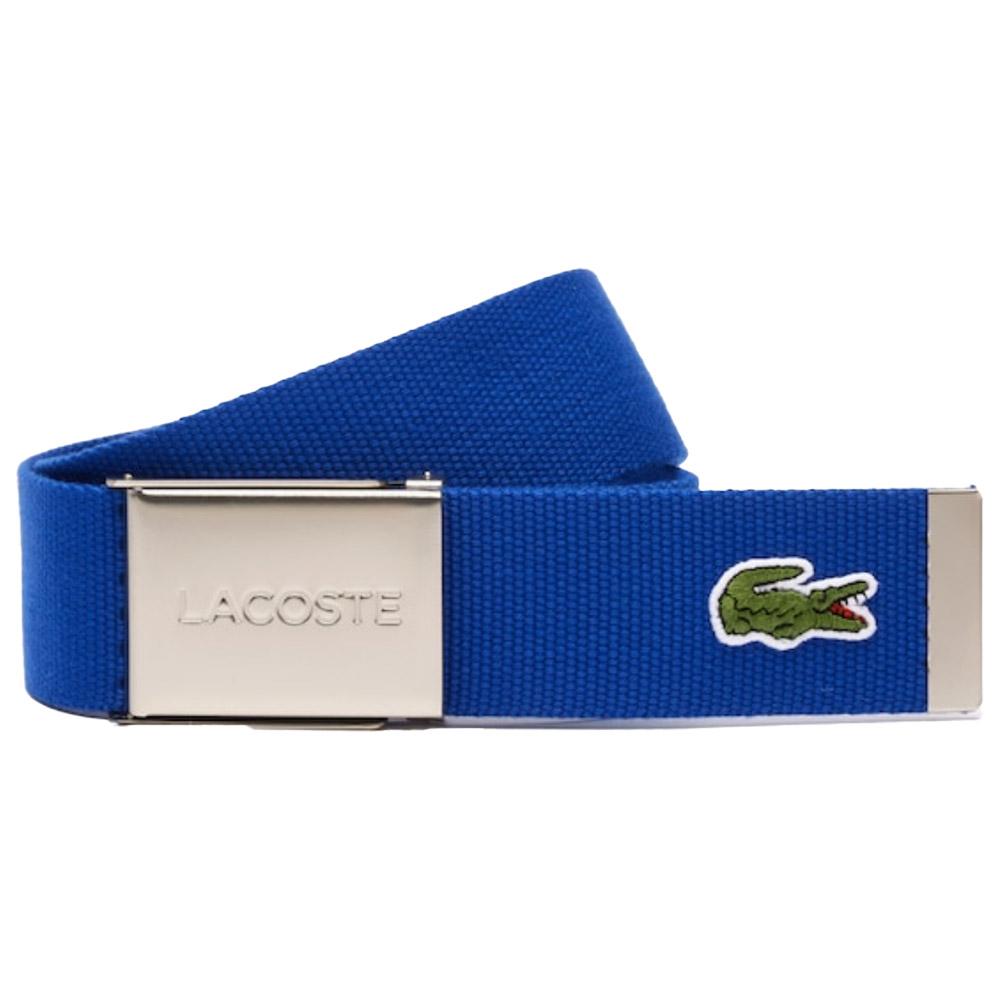 Ceinture Lacoste 40 Woven Strap Sinople Hiver 2024 Monsieurgolf