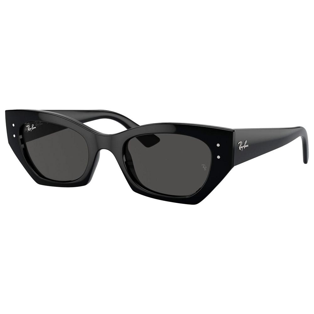 RB4430 Zena Polished Black Dark Grey - 49