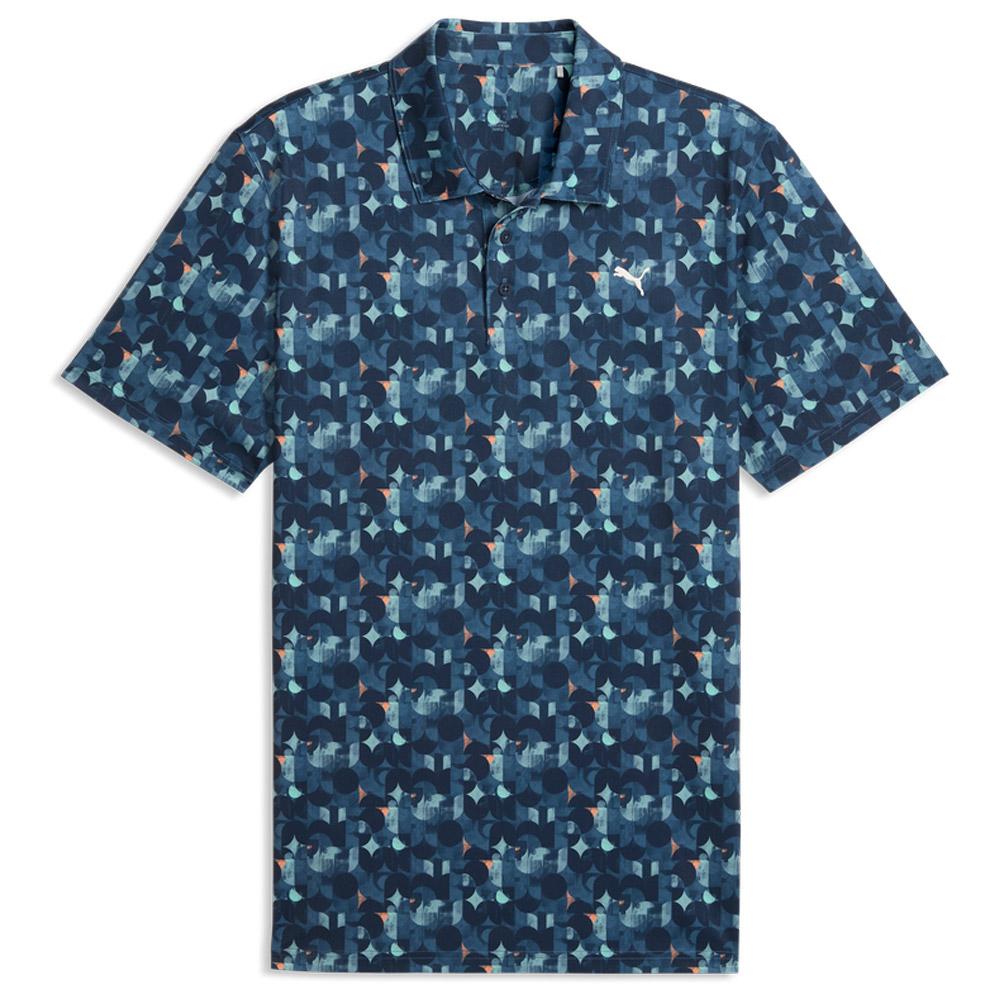 Puma Golf Herren Polohemd Blau M - Monsieurgolf.de