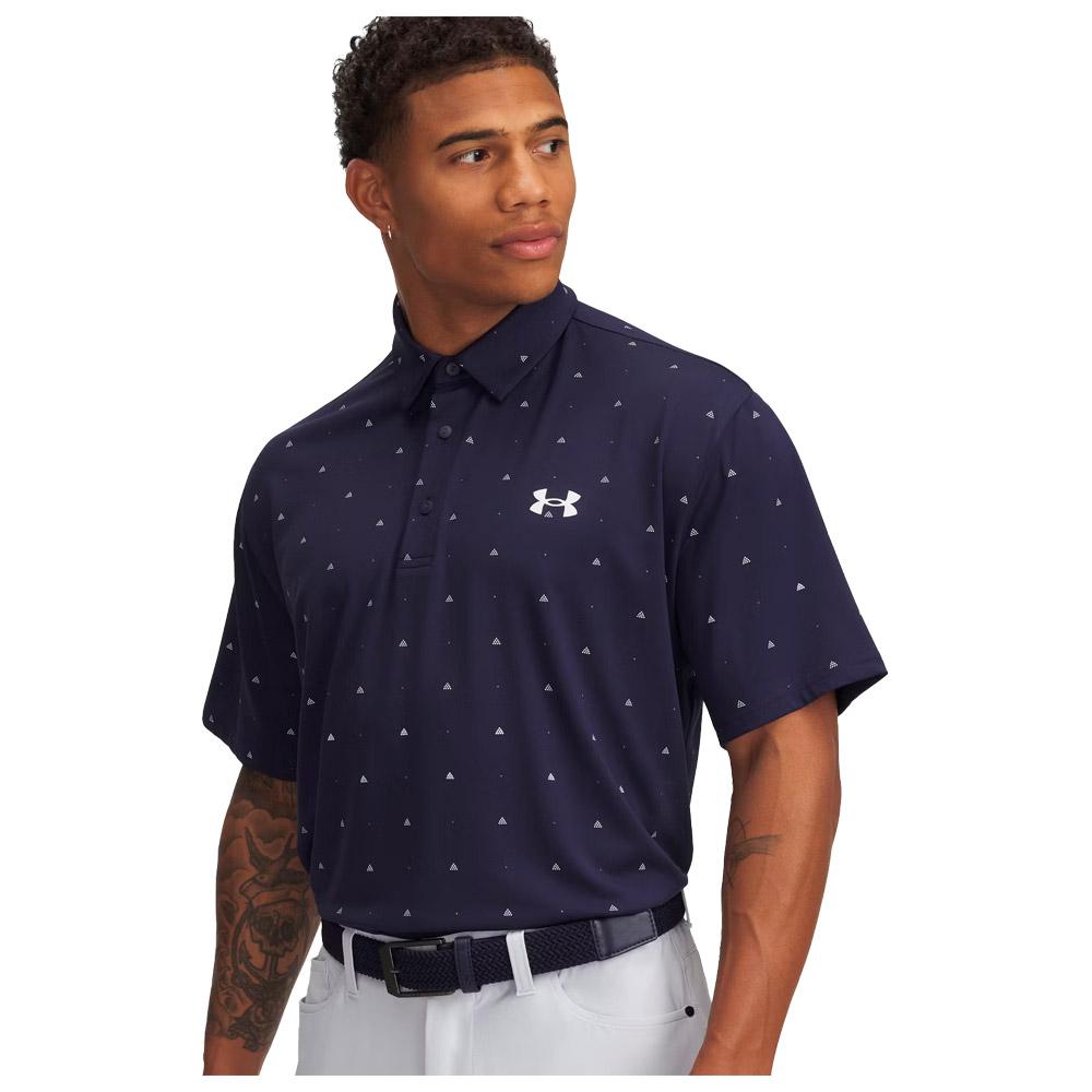 Playoff 3.0 Printed Polo Midnight Navy White - S