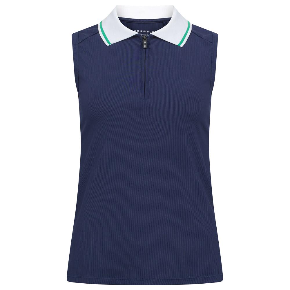 Rohnisch Damen Polohemd Blau S - Monsieurgolf.de