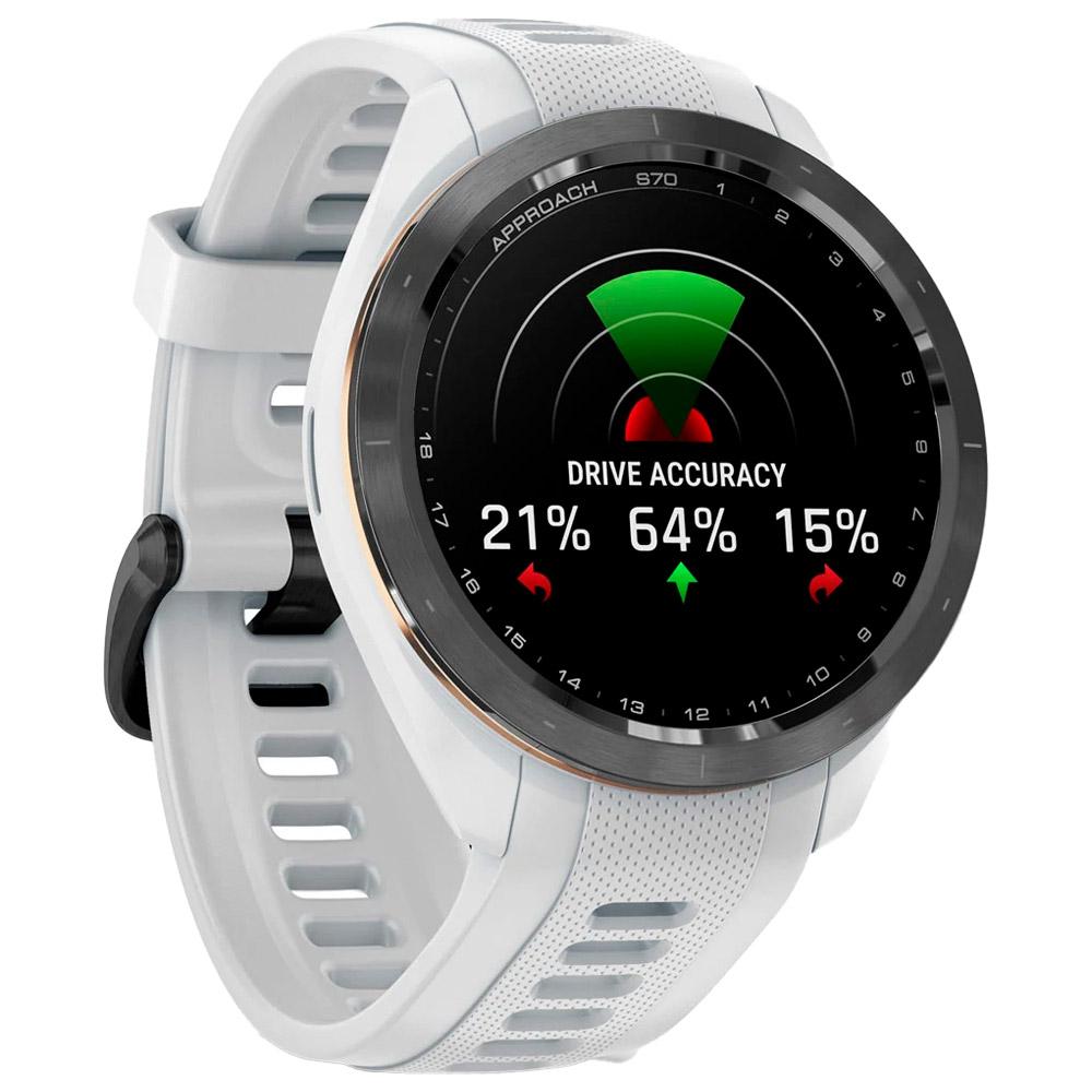 Montre GPS Garmin Approach S70 42mm Blanc - Eté 2025 | Monsieurgolf
