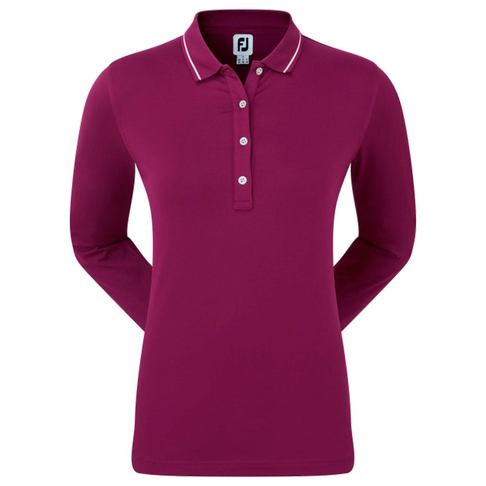 Footjoy Damen Polohemd Bordeaux M - Monsieurgolf.de