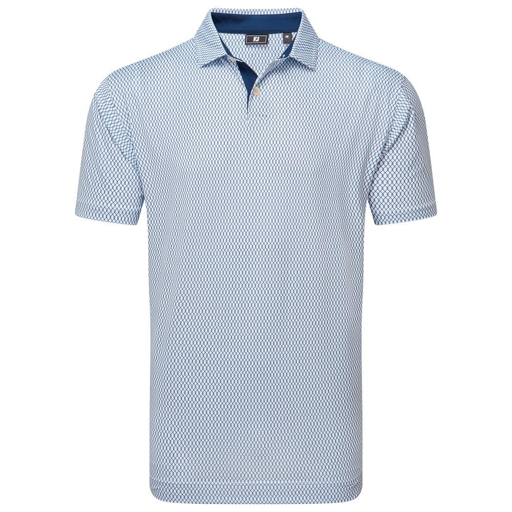 Footjoy Herren Polohemd Blau S - Monsieurgolf.de