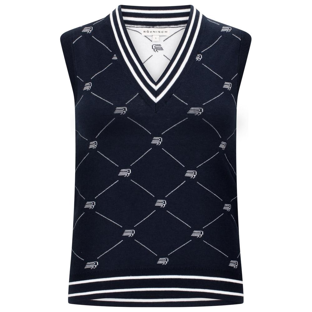 Rohnisch Damen Pullover Blau L - Monsieurgolf.de