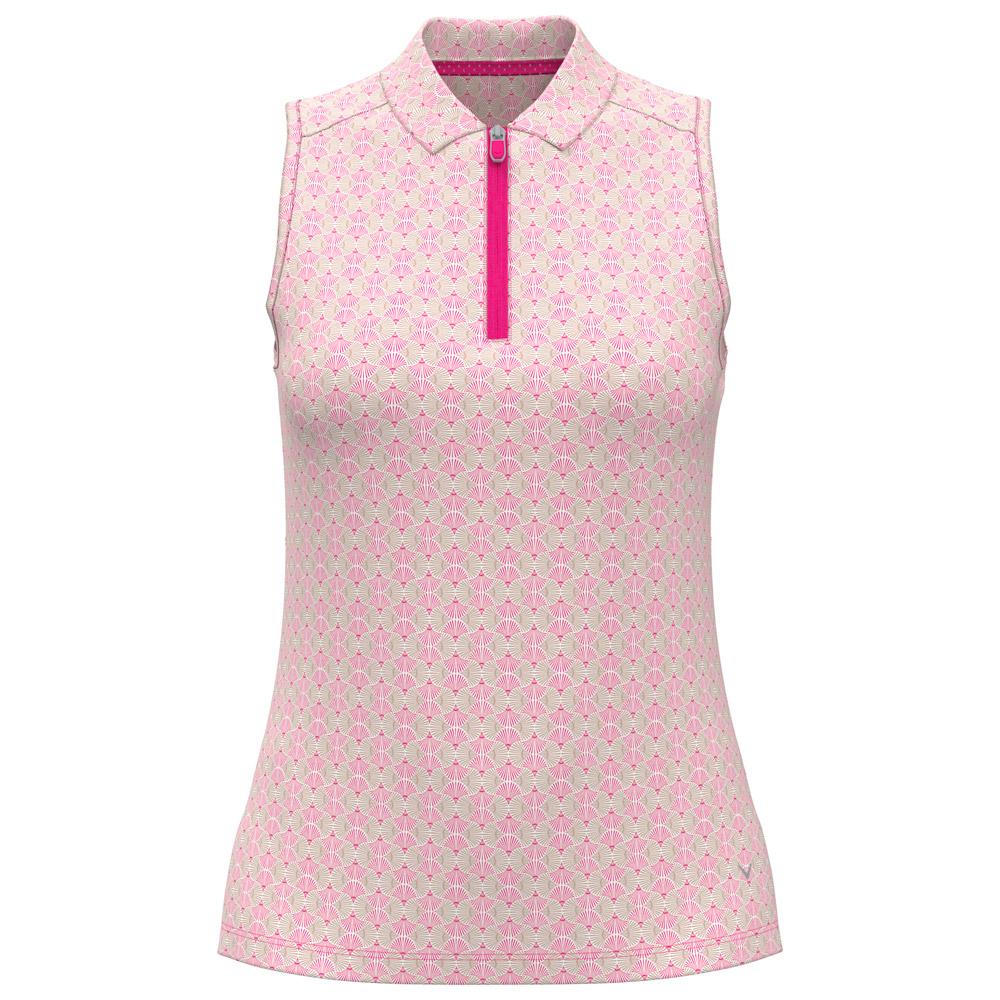 Deco Geo Print Mesh Insert SL Fuchsia Purple - L