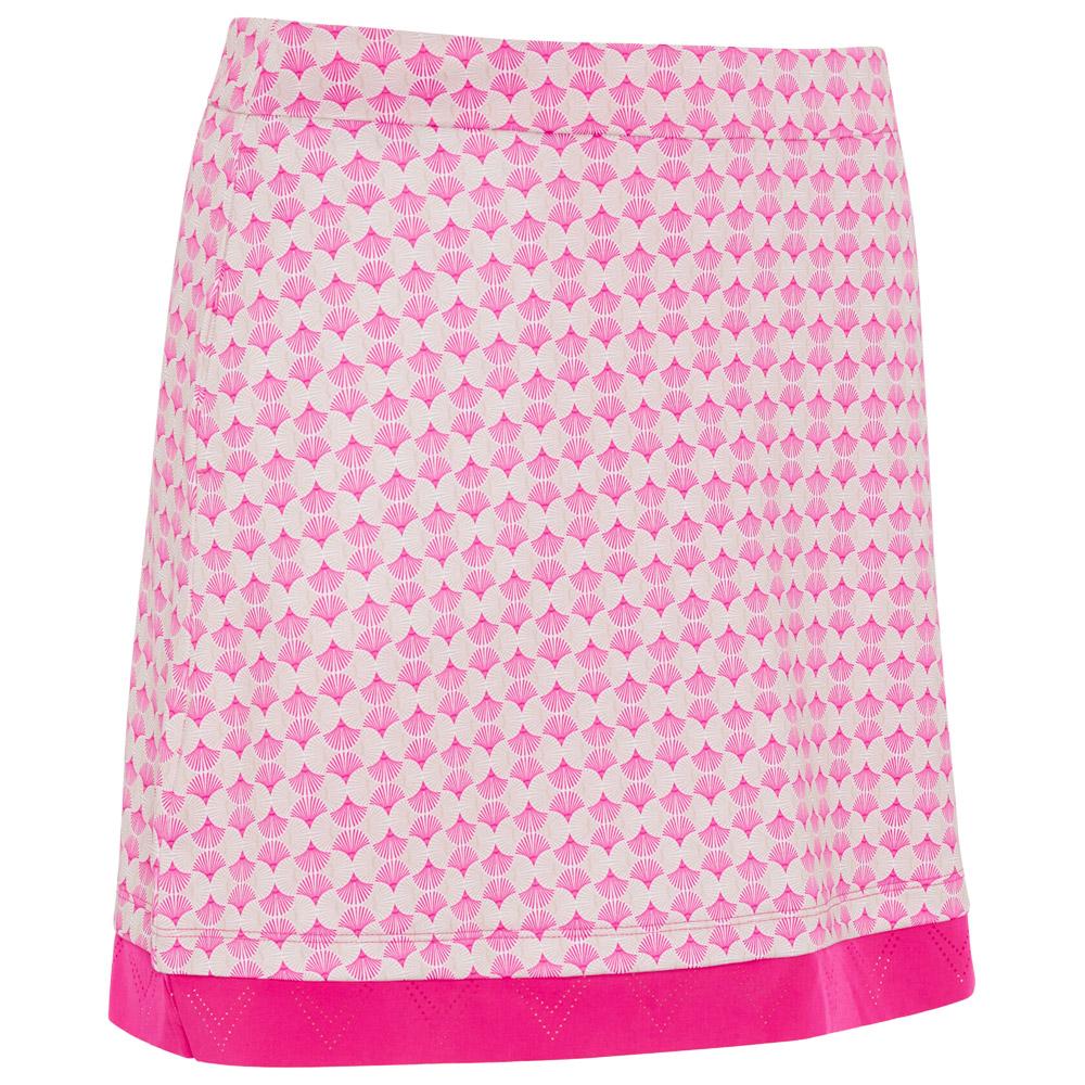 Deco Geo Print Skort Fuchsia Purple - M