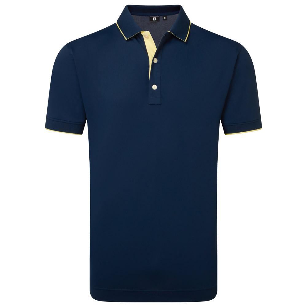 Footjoy Herren Polohemd Blau XL - Monsieurgolf.de