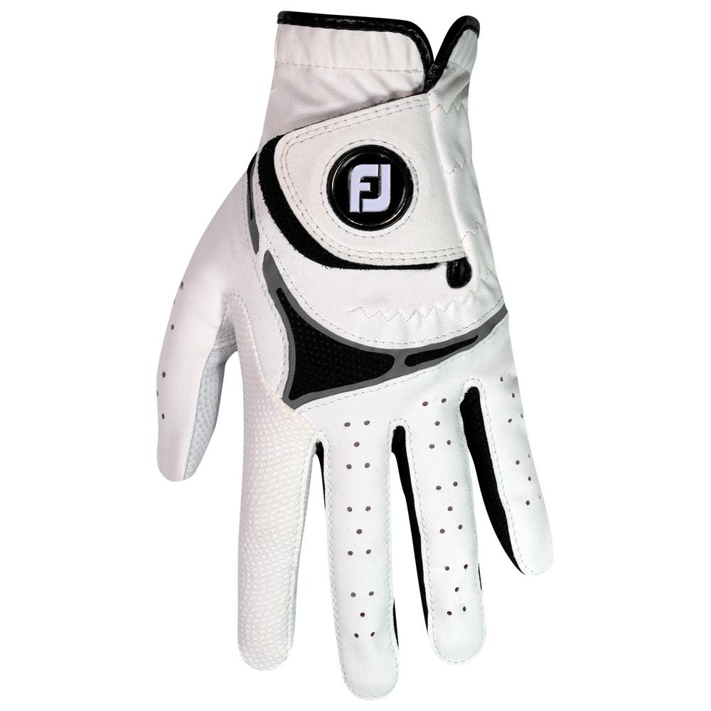 Footjoy Klassischer Synthetikhandschuh (einzeln) Weiß M - Monsieurgolf.de