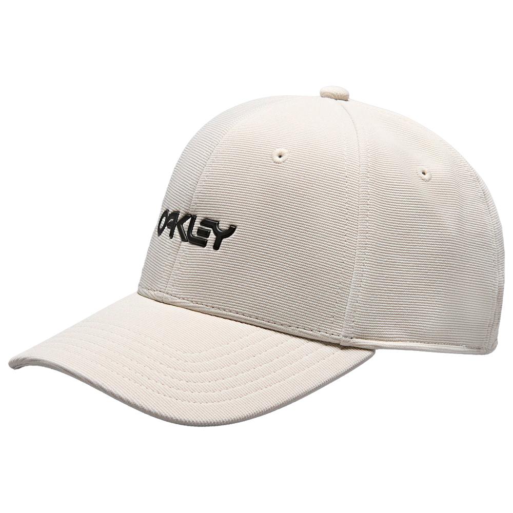 6 Panel Stretch Metallic Hat Mist Black - S-M