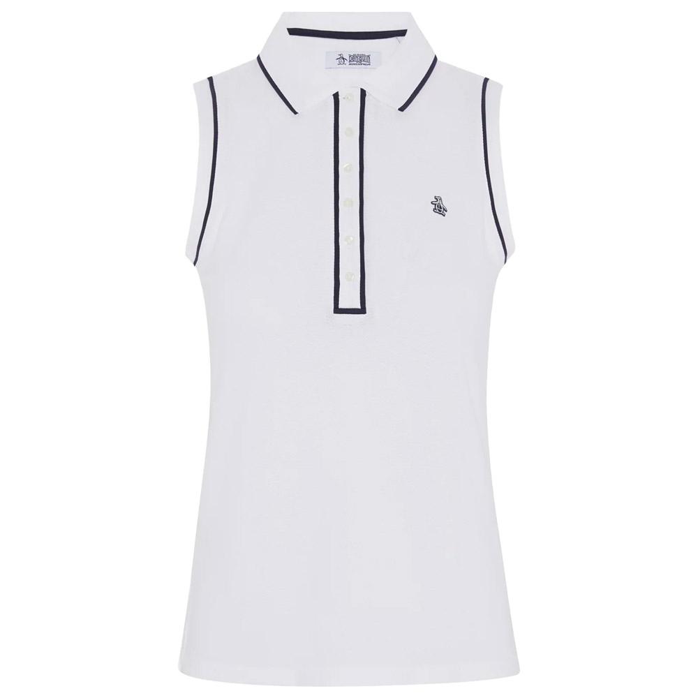 Original Penguin Damen Polohemd Weiß M - Monsieurgolf.de