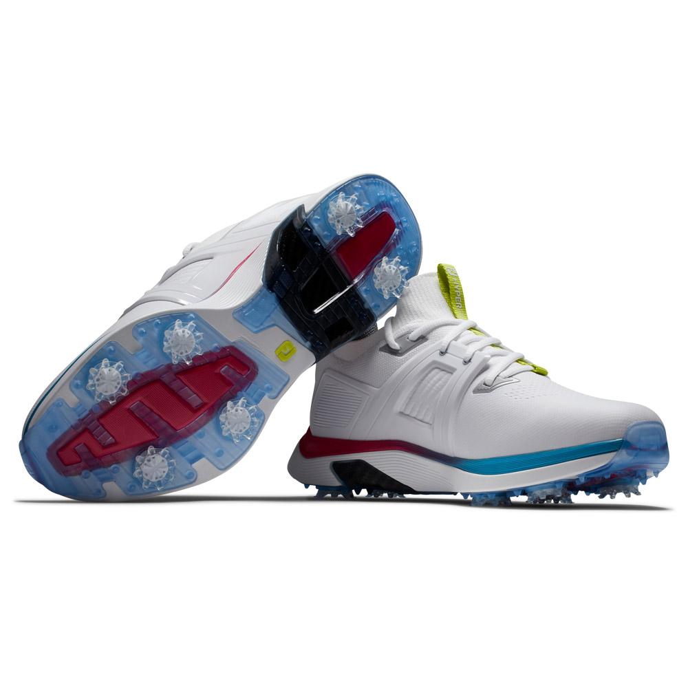 Chaussures avec crampons Footjoy Hyperflex Carbon White Navy Blue - Eté 2025