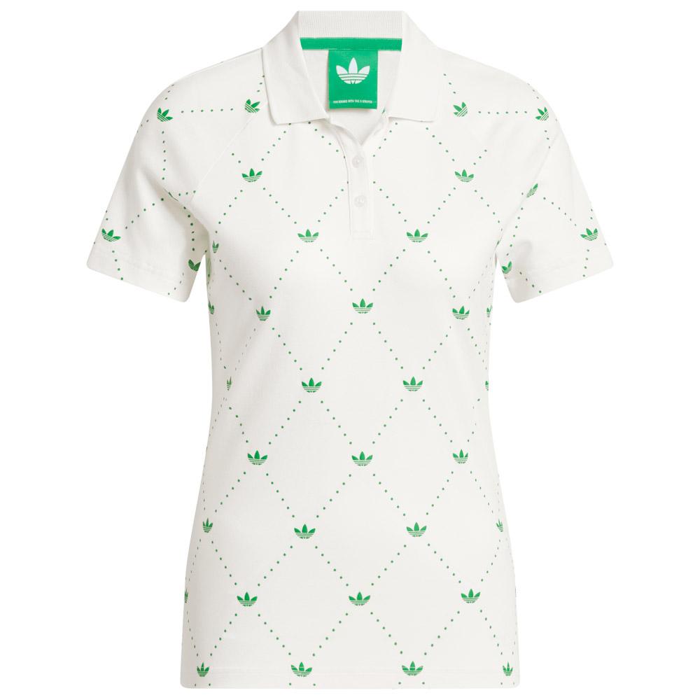 adidas Originals Damen Polohemd Weiß L - Monsieurgolf.de