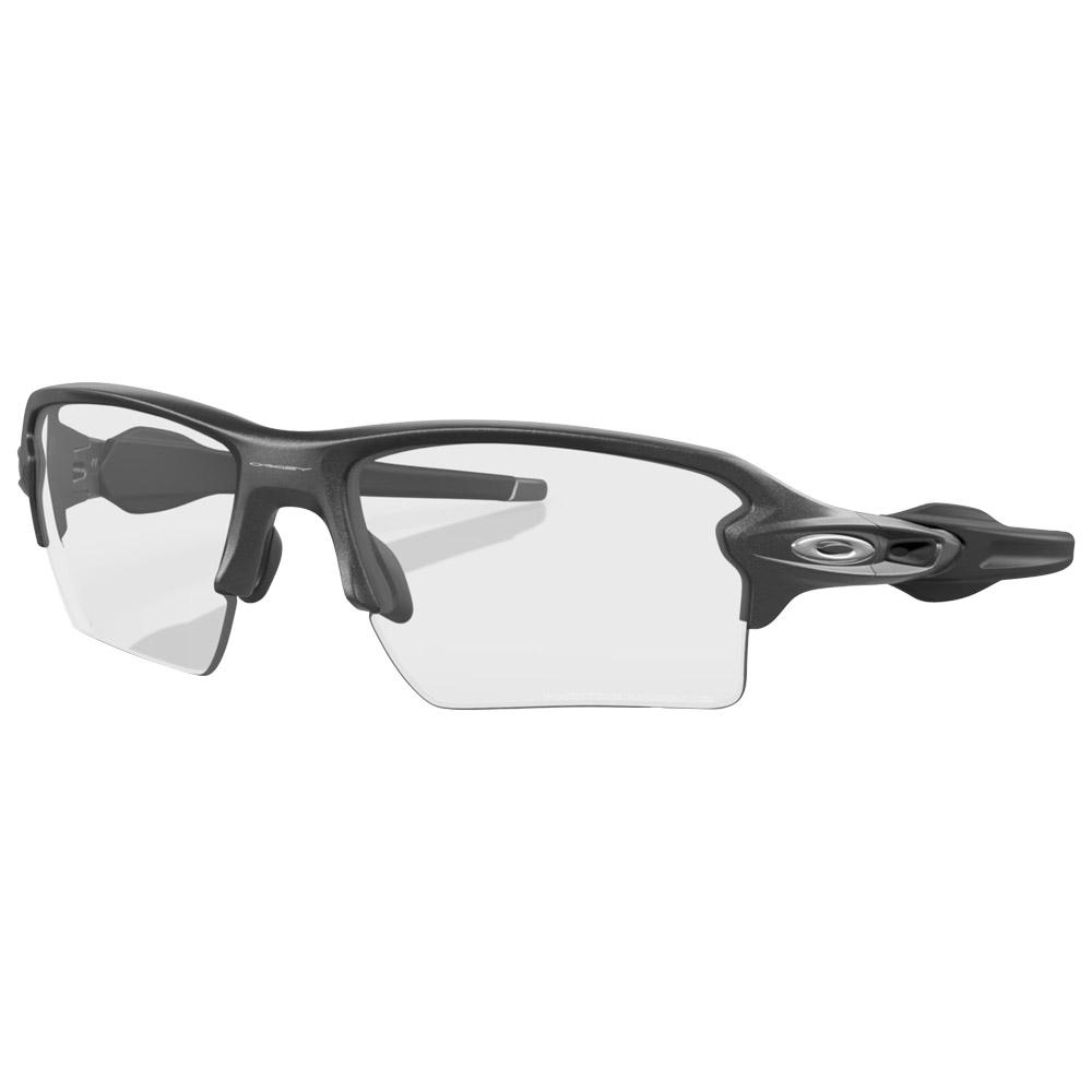 Flak 2.0 XL Steel Clear Black Iridium Photochromic