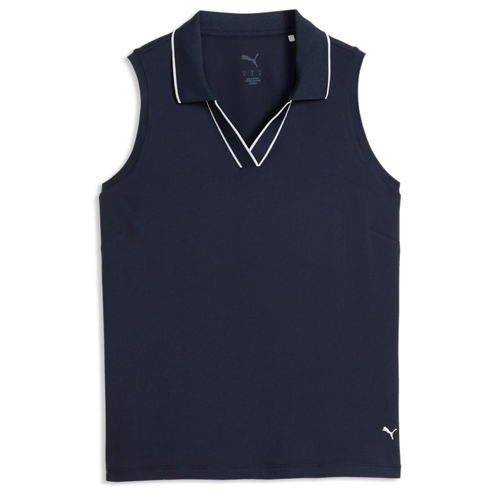Puma Golf Damen Polohemd Blau L - Monsieurgolf.de