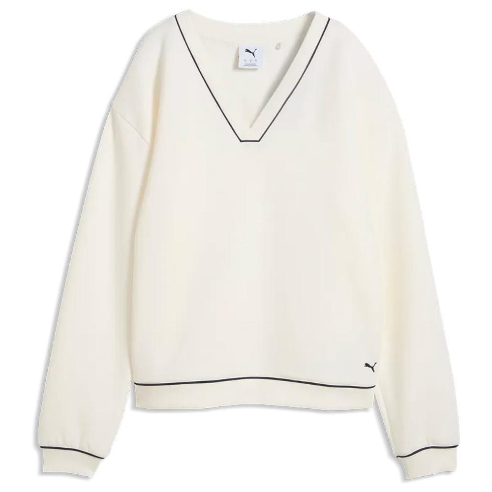 W Cloudspun Fleece V Warm White - S