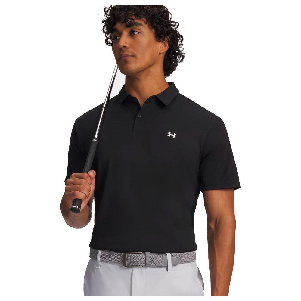 Under Armour - T2G Pique Black White - M - Polo