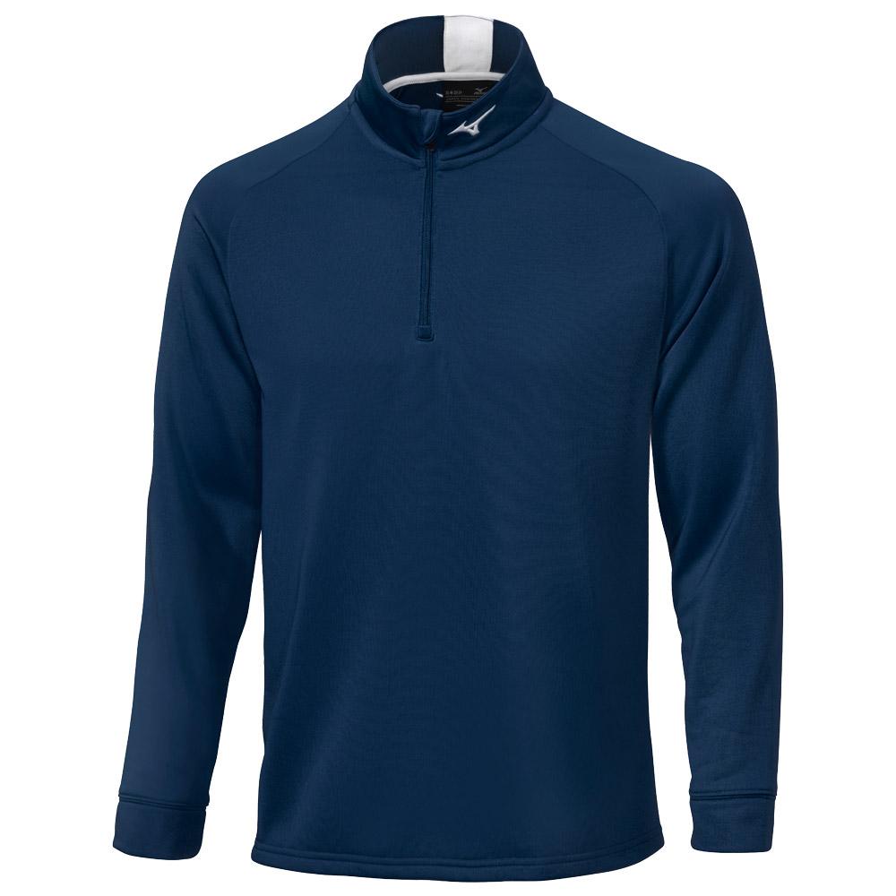 Crested 1/4 Zip Navy - XL