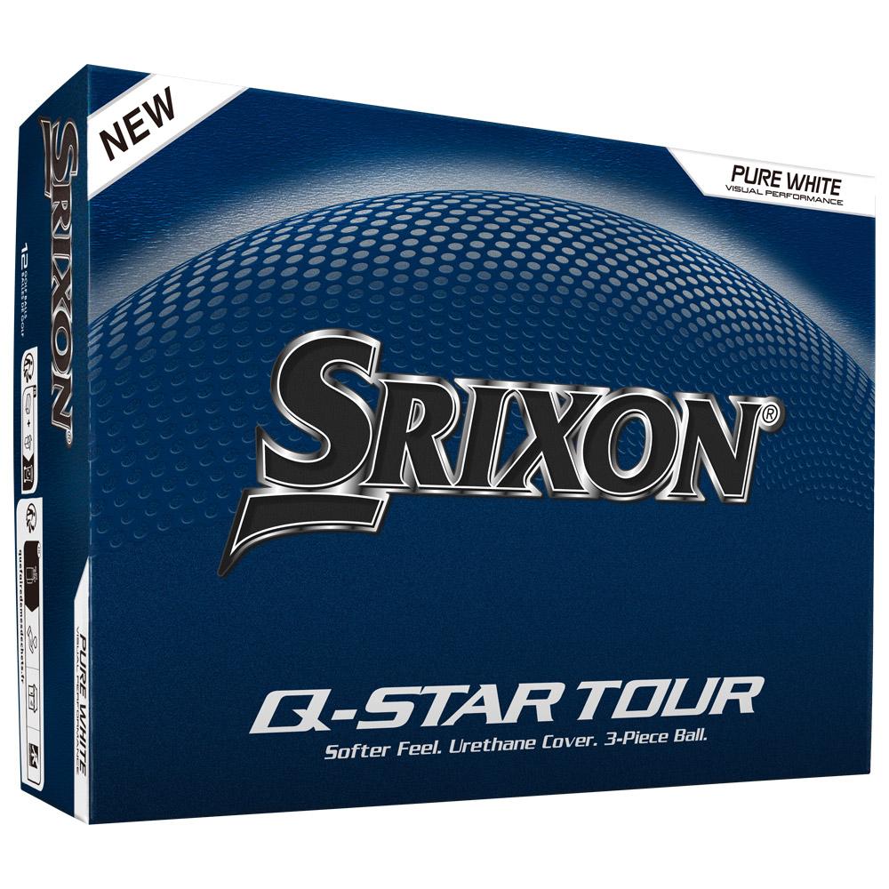 Srixon - Q-Star Tour 6 Pure White - Balles neuves