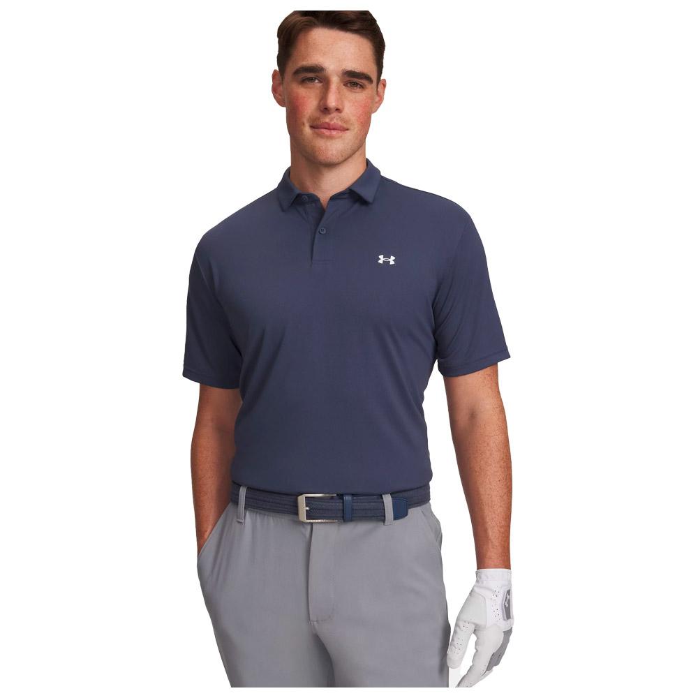 Under Armour - T2G Pique Downpour Gray White - M - Polo