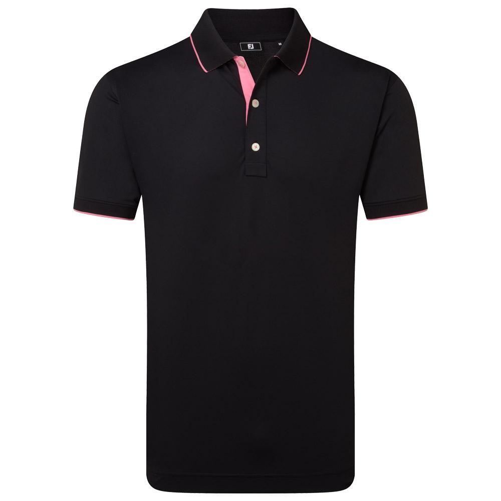 Footjoy Herren Polohemd Schwarz M - Monsieurgolf.de