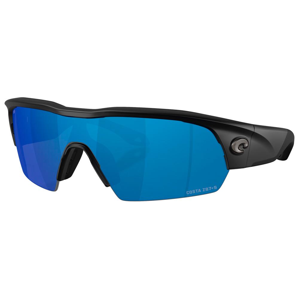 Pilothouse Pro Matte Black Blue Mirror Polarized