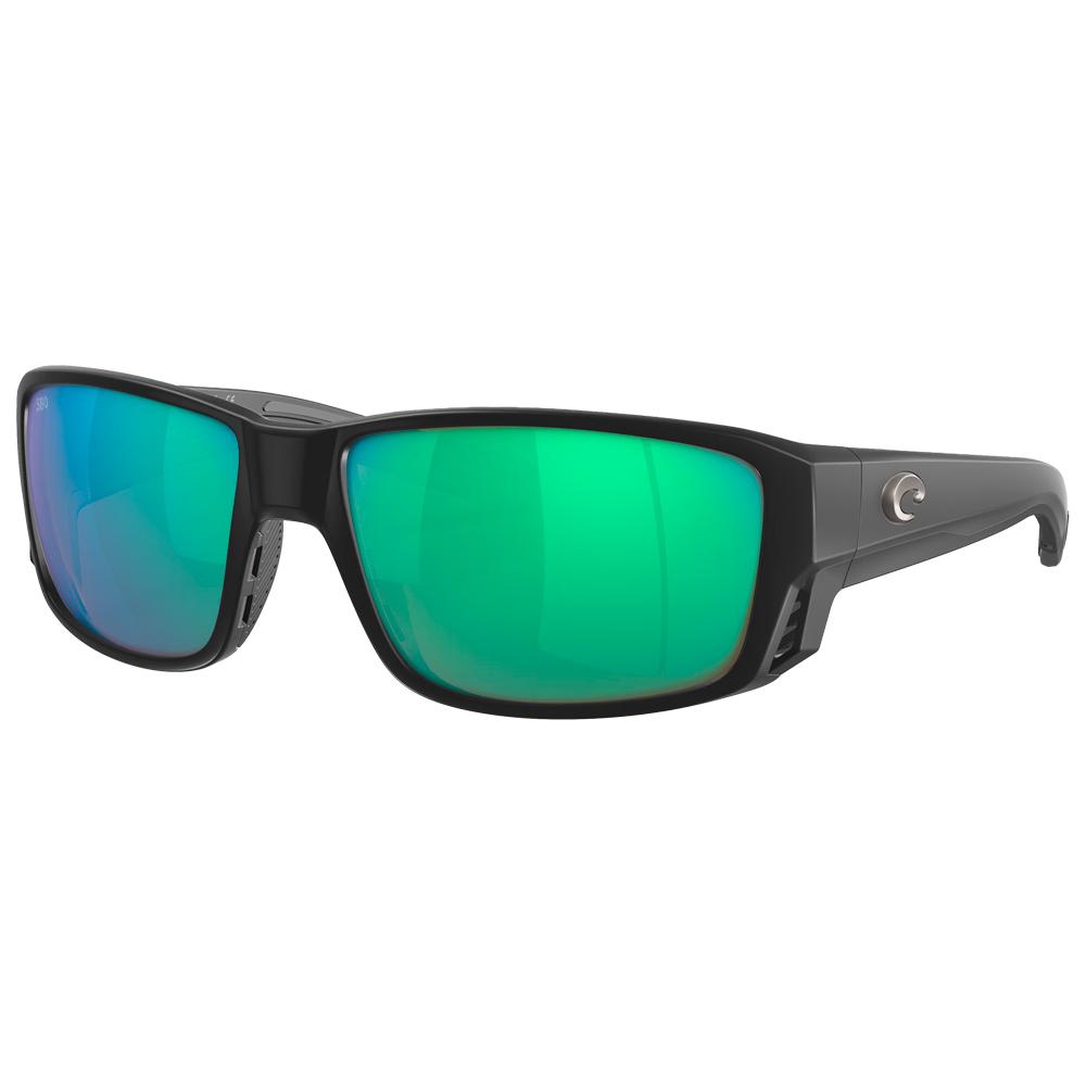 Tuna Alley Pro Matte Black Green Mirror Polarized