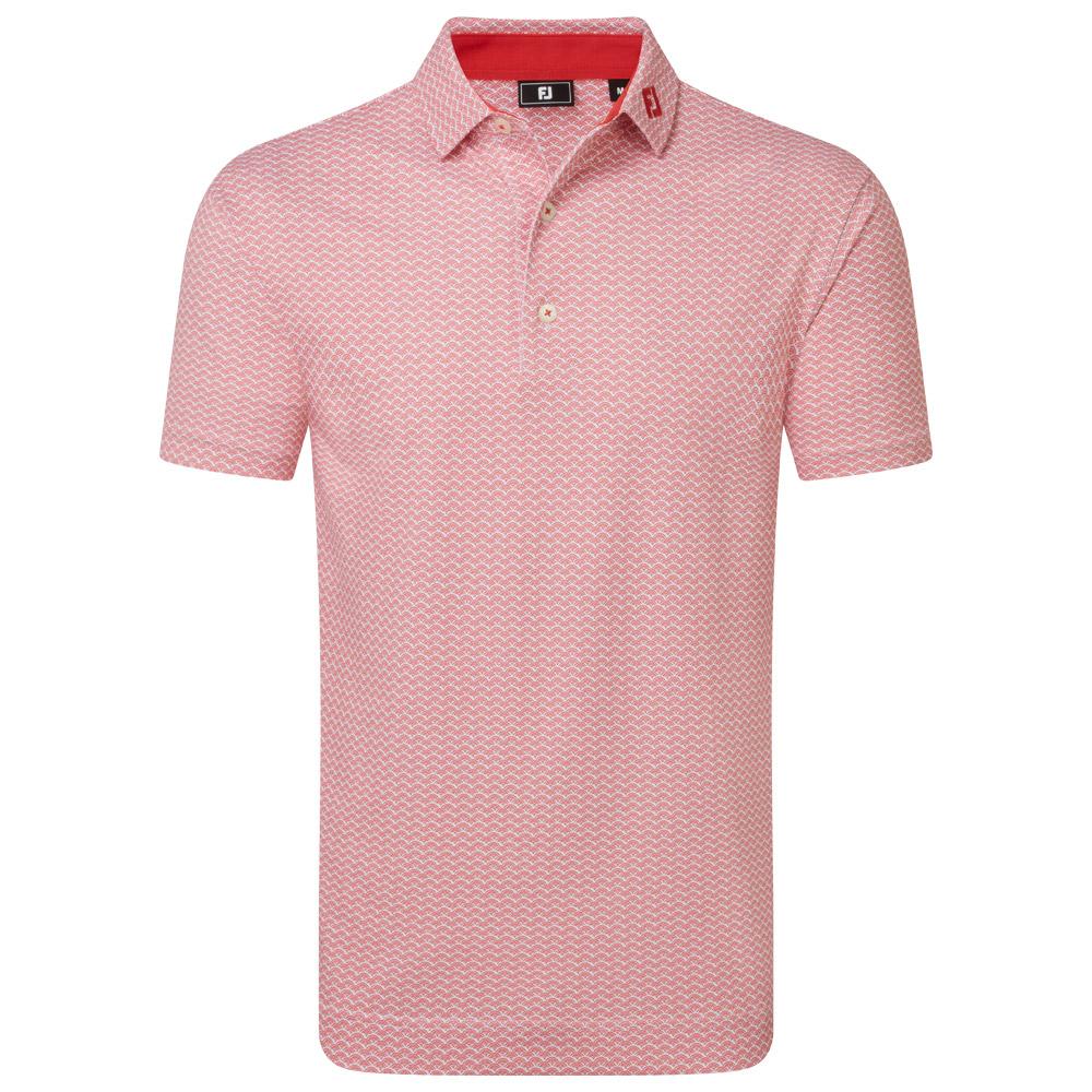 Footjoy Herren Polohemd Rot M - Monsieurgolf.de