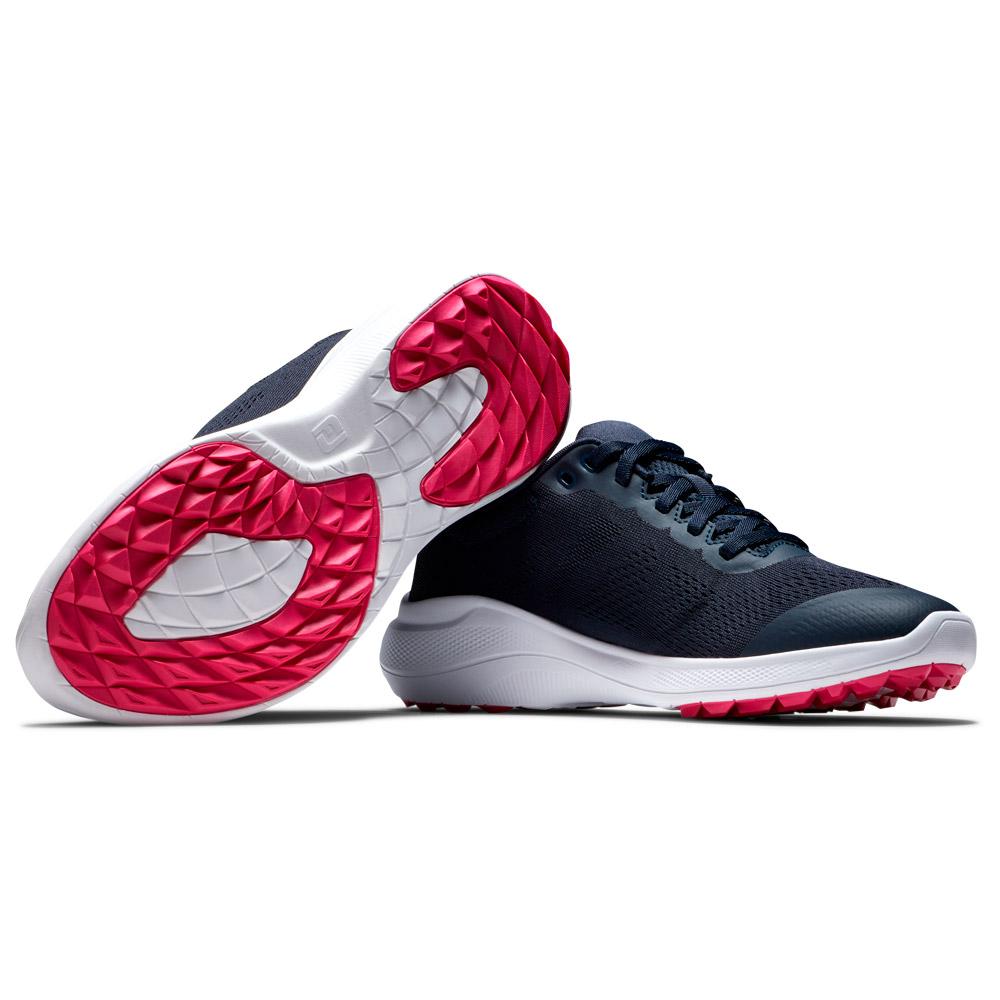 Baskets FootJoy Femme Taille 9.5 - Bleu Camo Imperméable - Golf Flex XP - Neuves Sans Boîte
