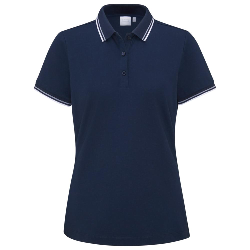 Ping Damen Polohemd Blau S - Monsieurgolf.de