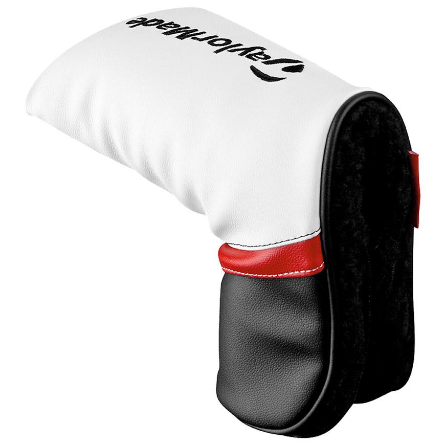 Capuchon de club Taylormade Putter Cover White Black Red Eté 2023
