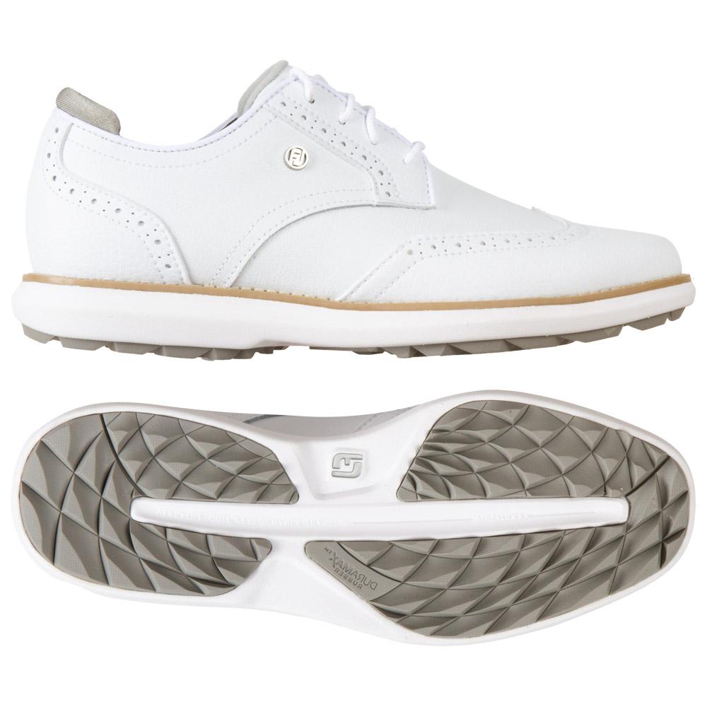 Women's Traditions Spikeless All White - 7M