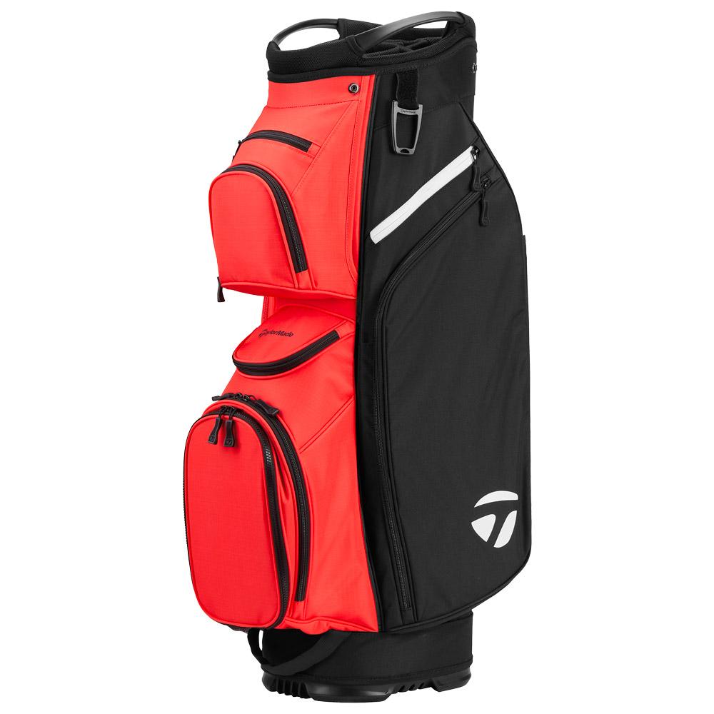 Cartbag Komplettsatz Taylormade Cart Lite Black Red Sommer 2024 Monsieurgolf