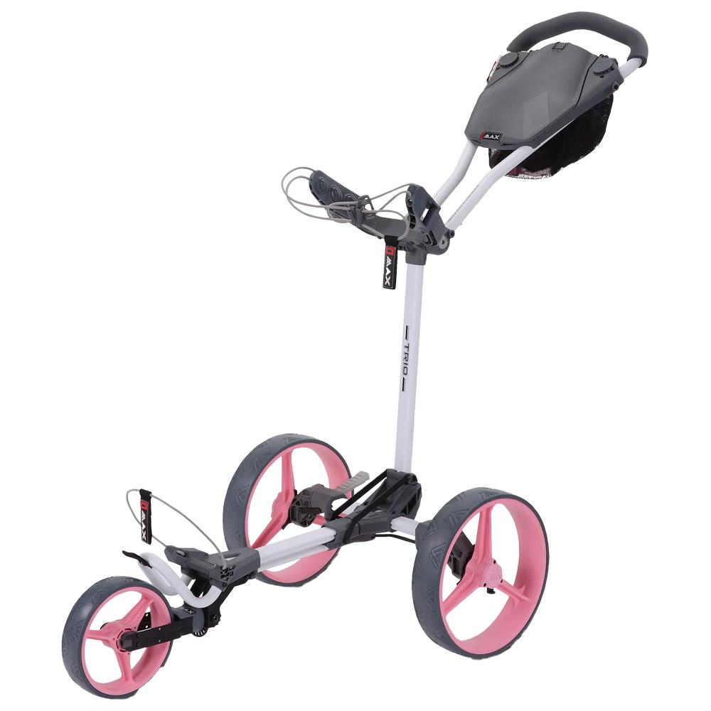 Big Max Manueller Trolley (3 Räder) Weiß - Monsieurgolf.de