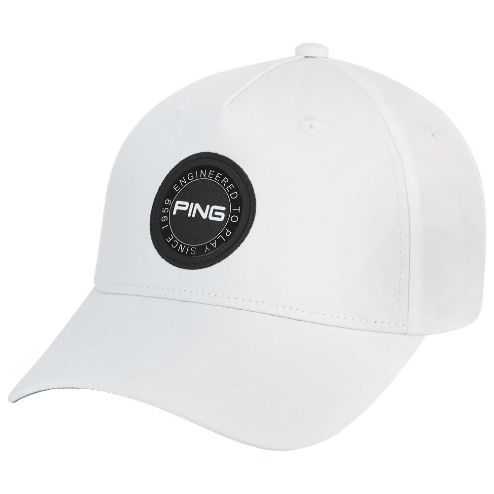 Casquette De Golf Ping The Anser Réglable, Blanche, Homme, Neuve