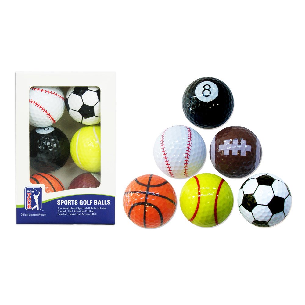 Kisangel 6 Pièces Balles De Golf Souples Balle De Golf PU Balles De Golf  D'entraînement en Salle Balle De Golf Creuse Pratiquer des Balles De Golf