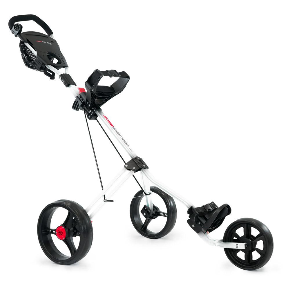 Masters Manueller Trolley (3 Räder) Weiß - Monsieurgolf.de