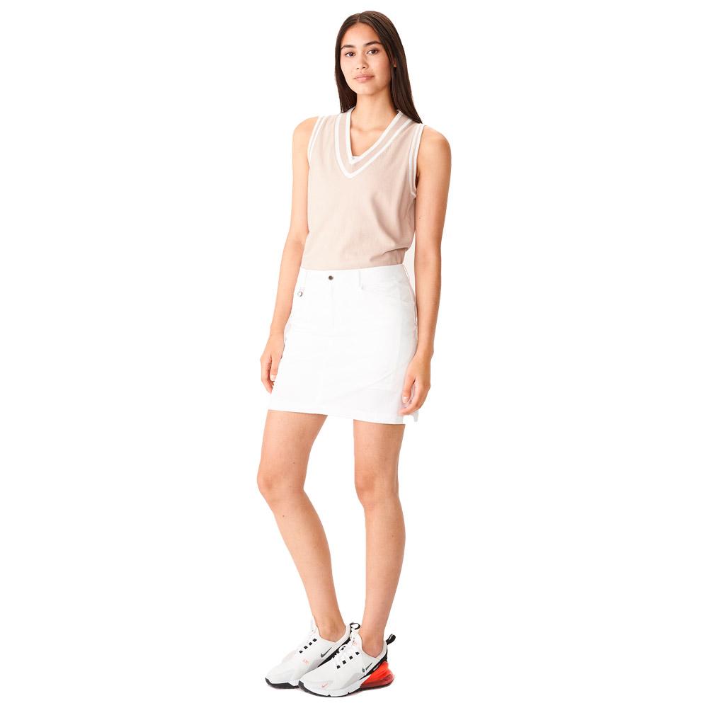 Skort White Stag Taille 18 – Jupe-short Bleue à Rayures – 4 Poches Coton