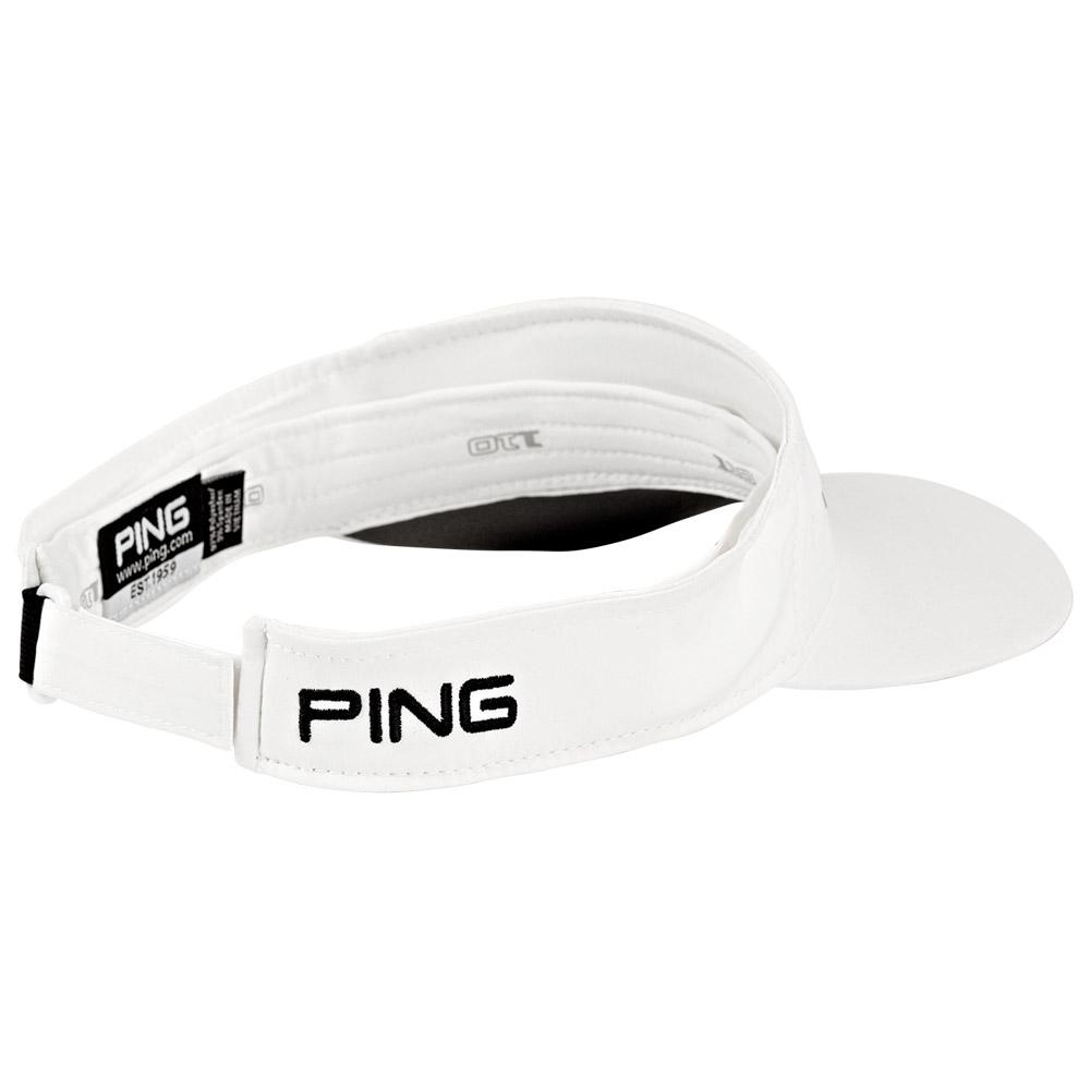 Visière De Golf PING Blanche Et Rouge - Réglable - Homme/Femme