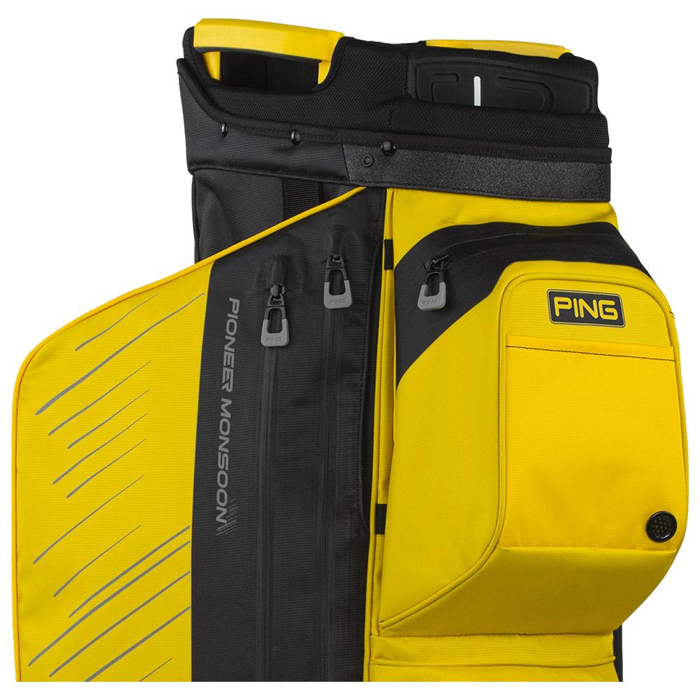 Cartbag Komplettsatz Ping Pioneer Monsoon 231 Yellow Black Sommer 2024 Monsieurgolf
