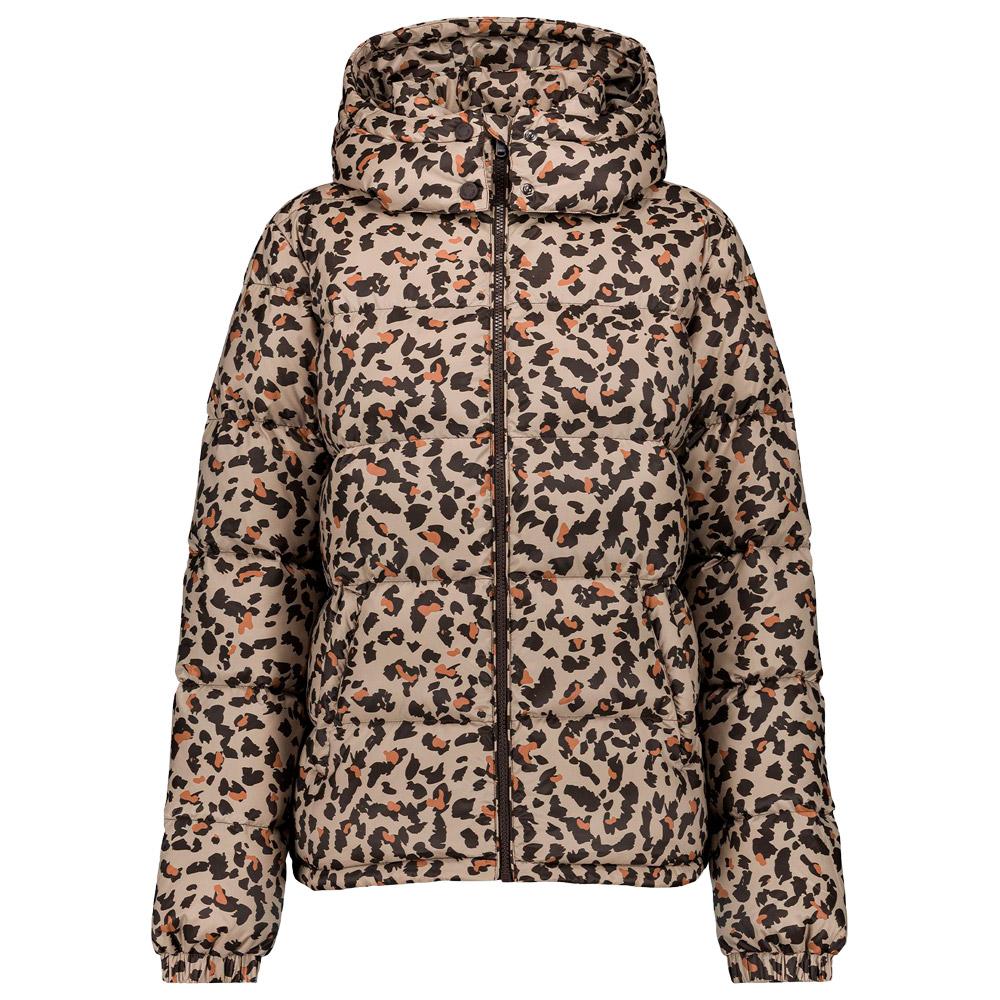 Jott Damen Daunenjacke Beige Leopard L - Monsieurgolf.de