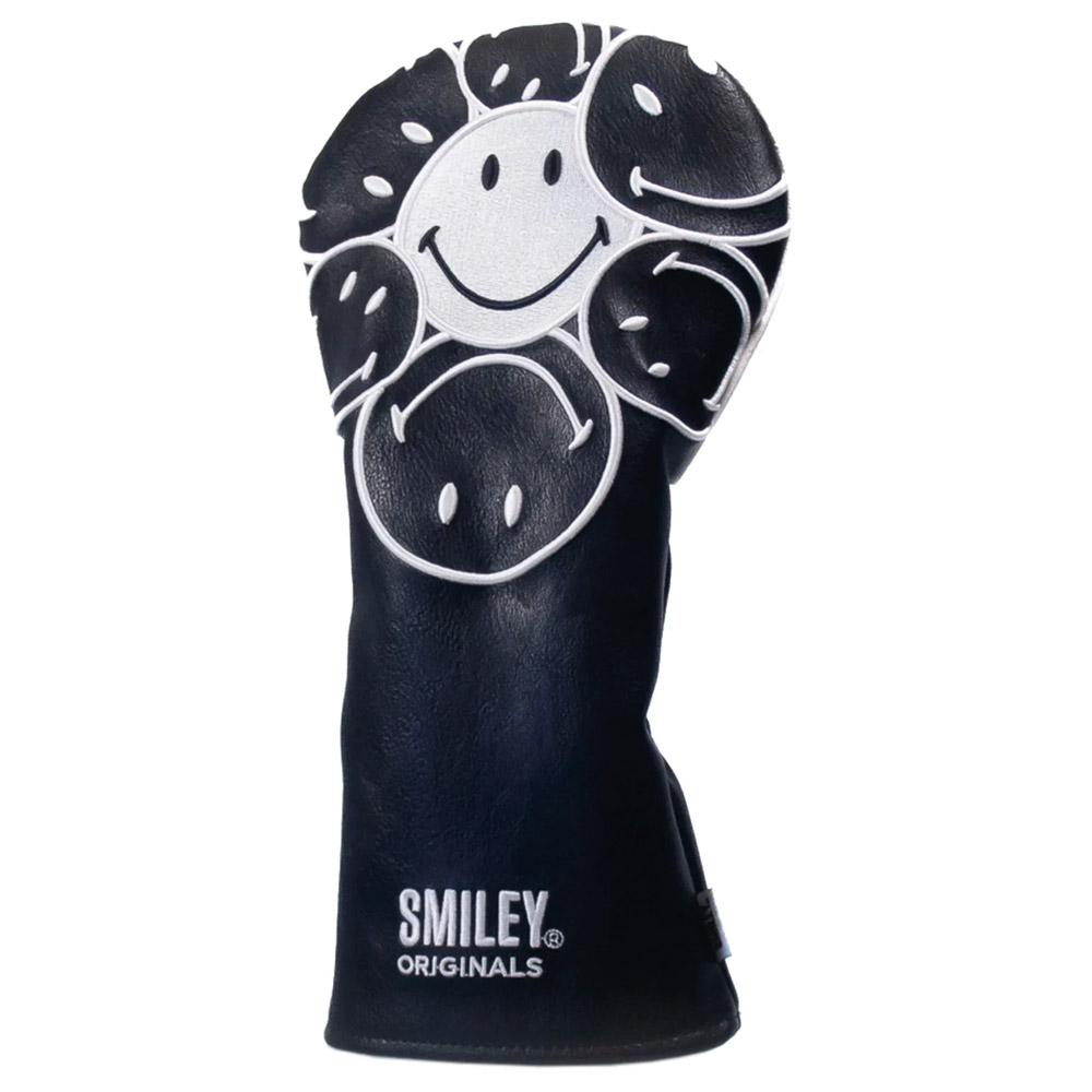 Smiley Schlägerhaube Schwarz - Monsieurgolf.de
