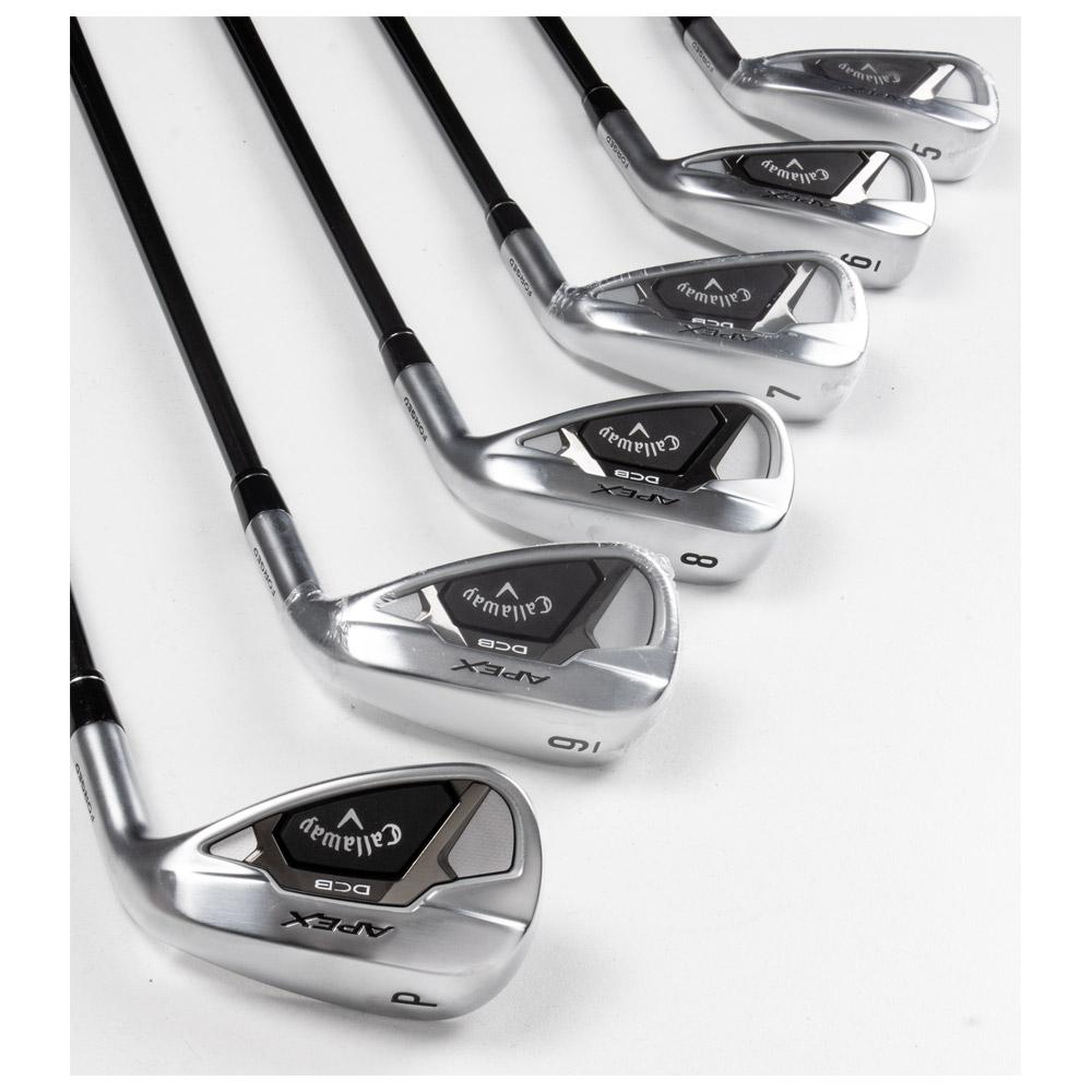 Callaway Apex DCB 21 Set de 8 fers à repasser 4-PW+AW pour droitier Acier Regular