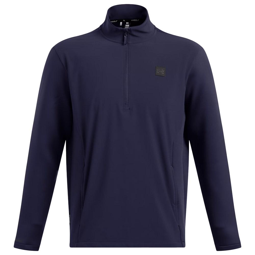 Drive Pro Storm Hybrid Half Zip Midnight Navy Metallic Silver - L