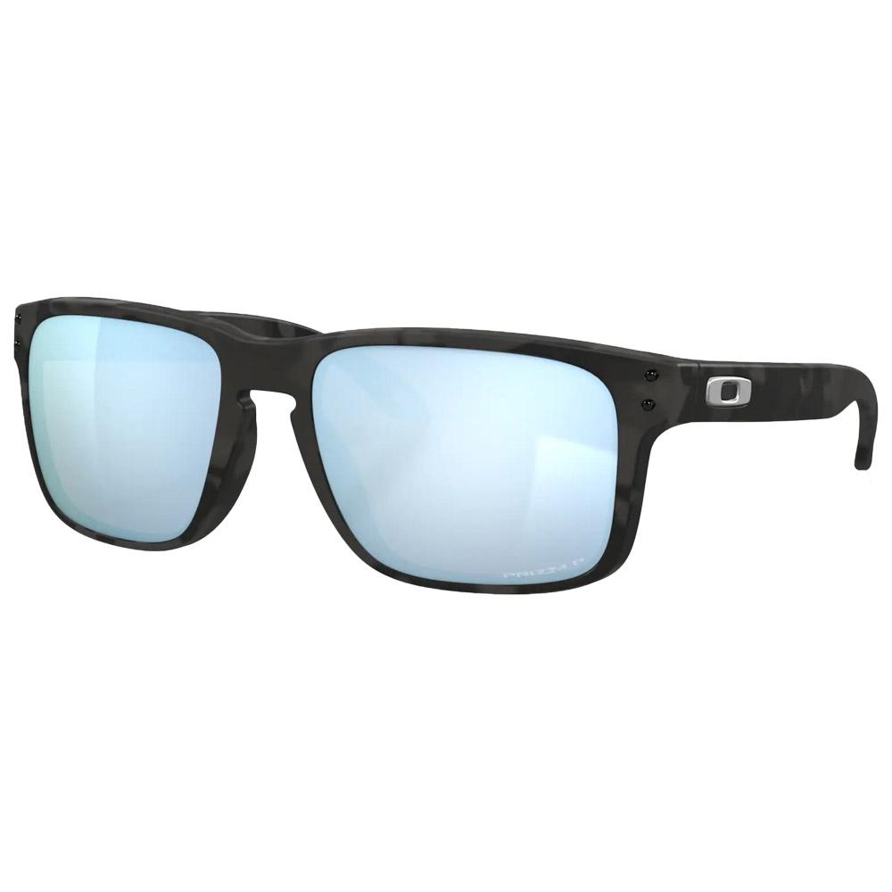 Holbrook Matte Black Camo Prizm Deep Water Polarized